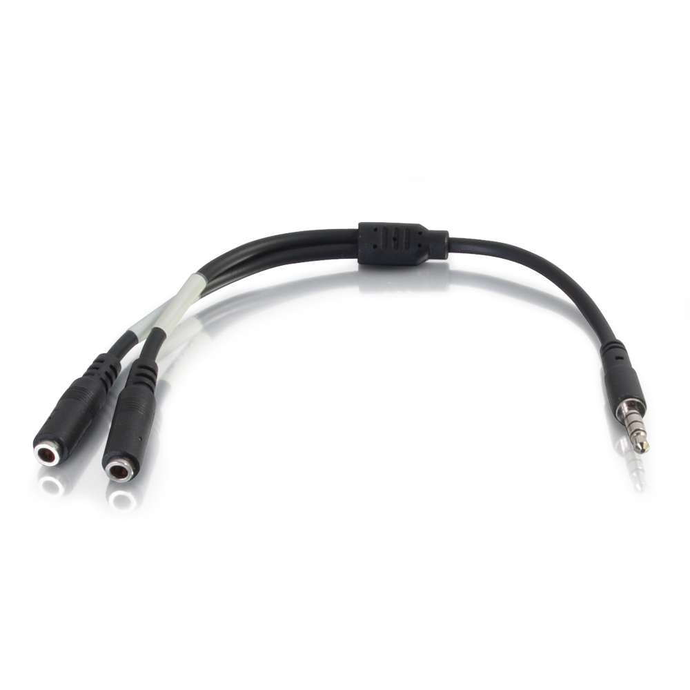 C2G 3.5Mm - 2 X 3.5Mm M/F Audio Cable Black