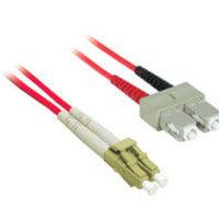 C2G 3M Lc/Sc Plenum-Rated Duplex 62.5/125 Multimode Fiber Patch Cable Fibre Optic Cable Red