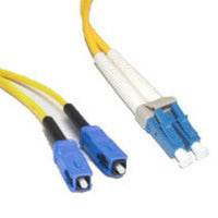 C2G 3M Lc/Sc Plenum-Rated Duplex 9/125 Single-Mode Fiber Patch Cable Fibre Optic Cable Yellow