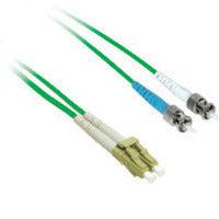 C2G 3M Lc/St Duplex 9/125 Single-Mode Fiber Patch Cable Fibre Optic Cable Green
