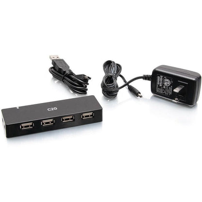 C2G 4-Port Usb-A Hub With 5V 2A Power Supply