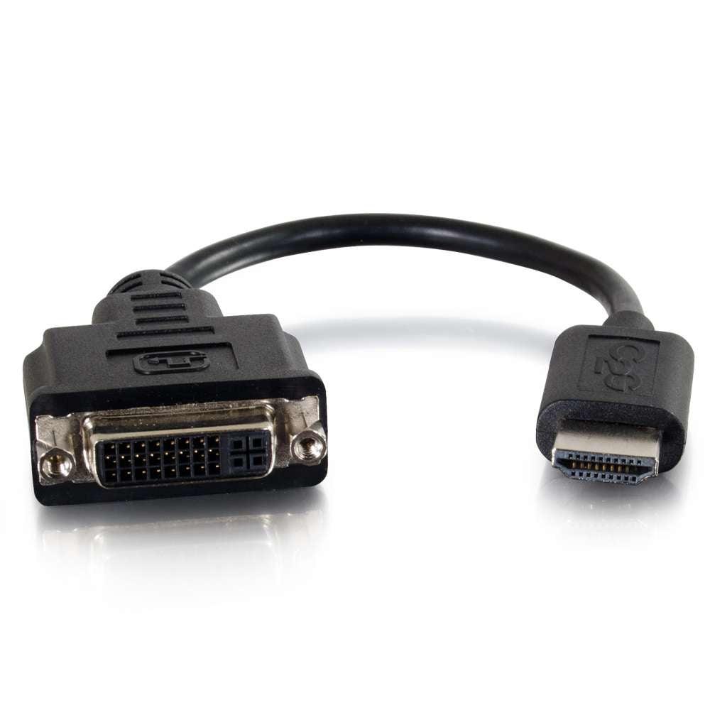 C2G 41352 Video Cable Adapter 0.2032 M Hdmi Dvi-D Black