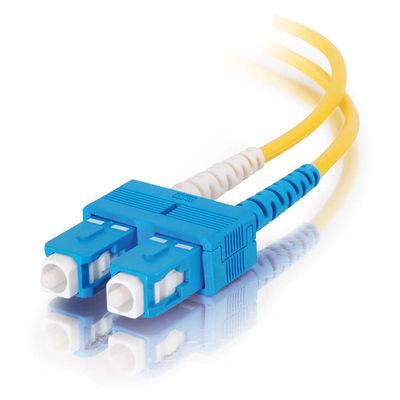 C2G 4M Sc/Sc Duplex 9/125 Single-Mode Fiber Patch Fibre Optic Cable Yellow