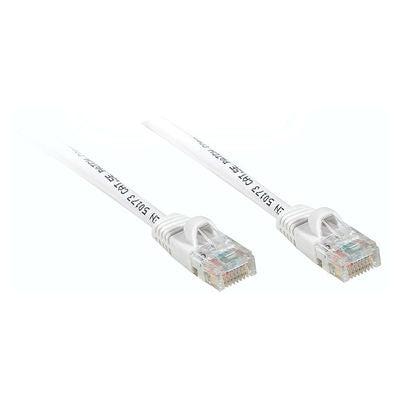 C2G 50Ft Cat5E 350Mhz Snagless Patch Cable White Networking Cable 15 M