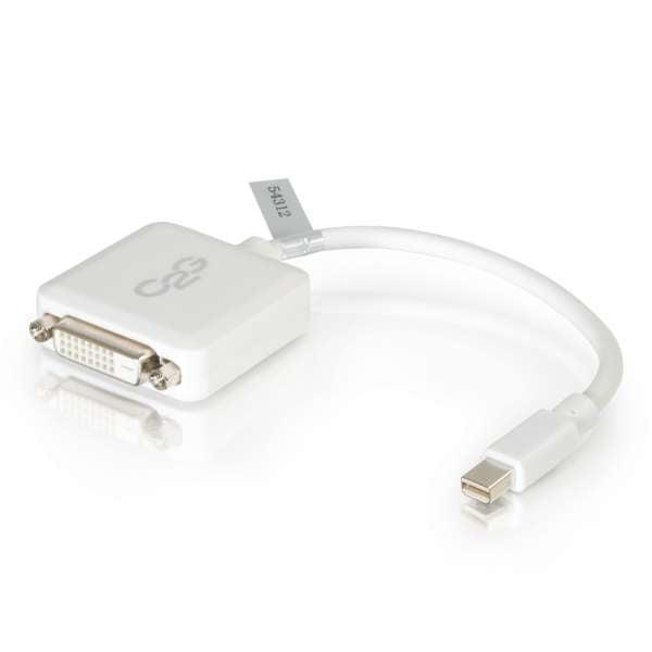 C2G 54312 Video Cable Adapter 0.2 M Mini Displayport Dvi-D White