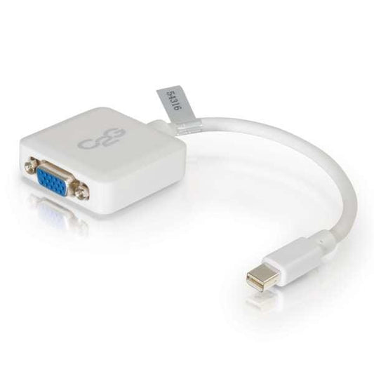 C2G 54316 Video Cable Adapter 0.2 M Mini Displayport Vga White