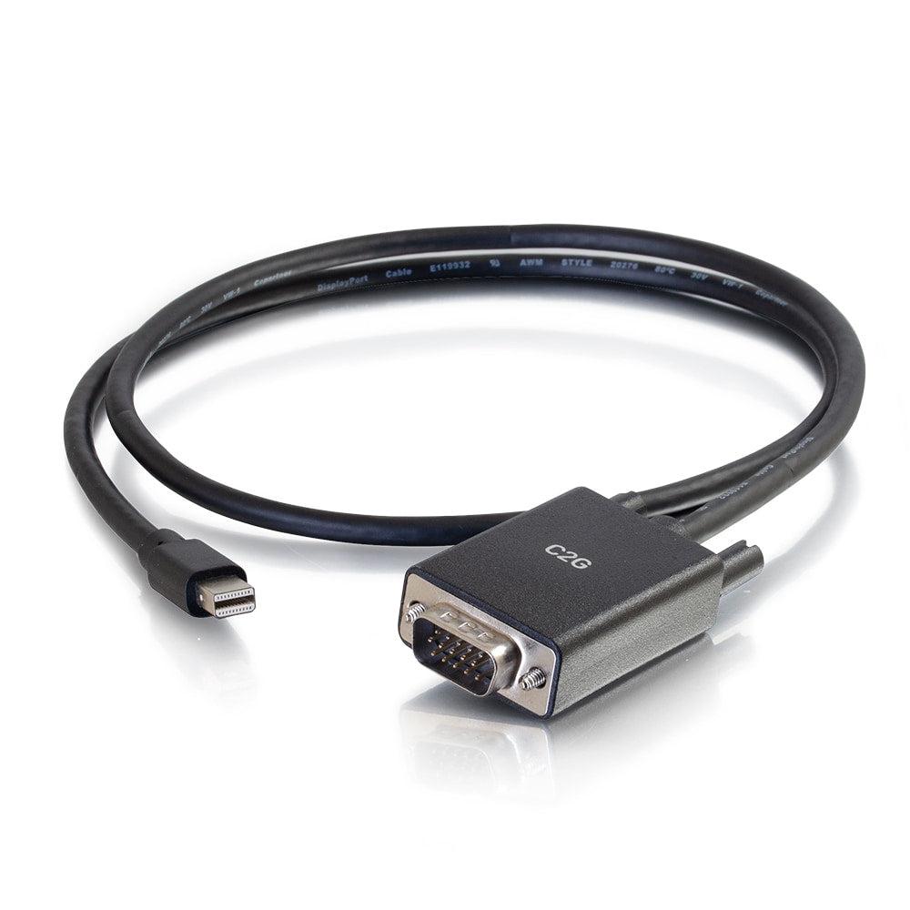 C2G 54676 Video Cable Adapter 0.9144 M Mini Displayport Vga (D-Sub) Black