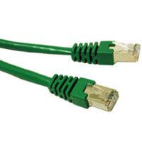 C2G 5Ft Shielded Cat5E Molded Patch Cable Networking Cable Green 1.525 M