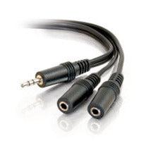 C2G 6Ft 3.5Mm Stereo M / 3.5Mm Stereo F Y-Cable Audio Cable 1.8 M 2 X 3.5Mm Black