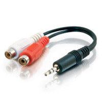 C2G 6Ft 3.5Mm Stereo M / Rca F Y-Cable Audio Cable 1.8 M 2 X Rca Black