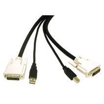 C2G 6Ft Dvi Dual Link/Usb 2.0 Kvm Cable Dvi Cable 1.8 M Dvi-D Black