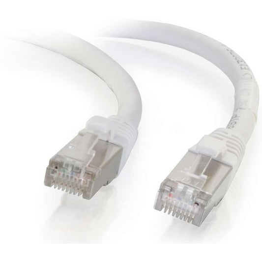 C2G 7Ft Cat6 Snagless Shielded (Stp) Network Patch Cable - White