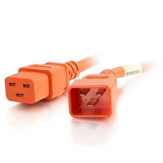 C2G 8Ft, Iec320C20/Iec320C19 Orange 2.4 M C20 Coupler C19 Coupler