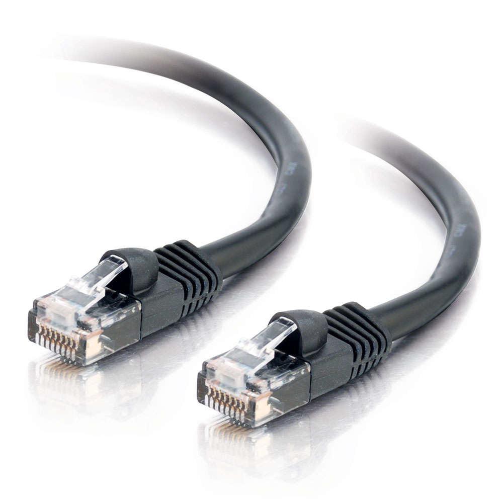 C2G Cat5E, 2Ft. Networking Cable Black 0.6 M