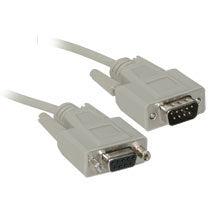 C2G Db9 M/F Extension Cable, Beige 10Ft Networking Cable 0.91 M