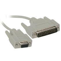 C2G Db9F To Db25M Modem Cable 6Ft Networking Cable 1.83 M