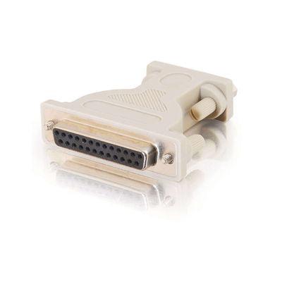 C2G Db9M To Db25M Serial Adapter Silver