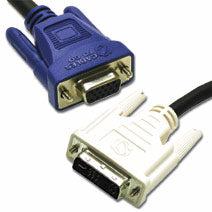 C2G Dvi-A Male To Hd15 Vga Female Analog Extension Cable 2M Vga (D-Sub) Black