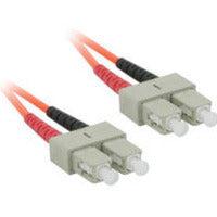 C2G Duplex Fiber Optic Patch, 2 X Sc, 2 X Sc, 65.62Ft, Orange Fibre Optic Cable 20 M