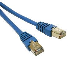 C2G Shielded Cat5E Molded Patch Cable Blue 14Ft Networking Cable 4.27 M