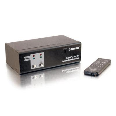 C2G Trulink 2-Port Uxga Monitor Switcher/Extender With Audio Kvm Switch Black