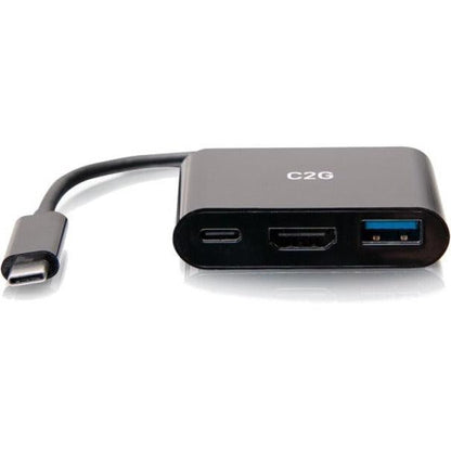 C2G Usb-C 3-In-1 Mini Dock With Hdmi, Usb-A, And Usb-C Power Delivery Up To 60W - 4K 30Hz