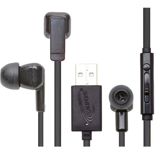 Califone E3Usb Multimedia Ear,Bud With Usb Plug