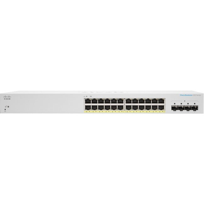 Cbs220 Smart 24Port Ge Full Poe,4X1G Sfp