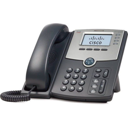 Cert Refurb 4 Line Ip Phone W/,Display Poe & Pc Port Reman