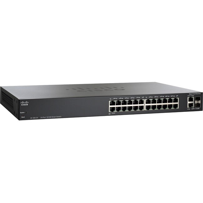 Cert Refurb Sf200-24P 24-Port,10/100 Poe Smart Switch Reman