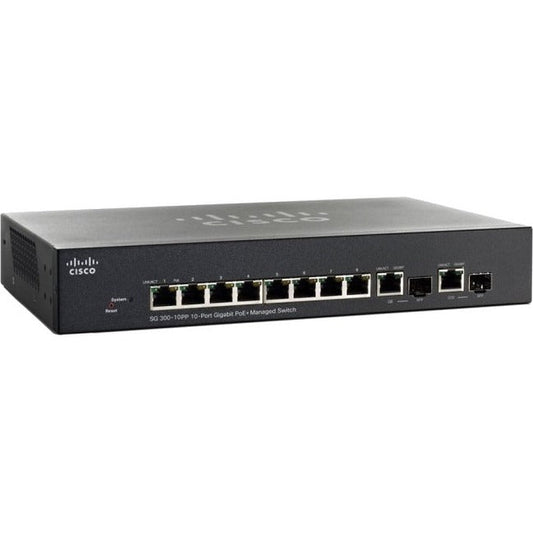 Cert Refurb Sg300-10Pp 10Port,Gigabit Poe+ Managedswitch Reman