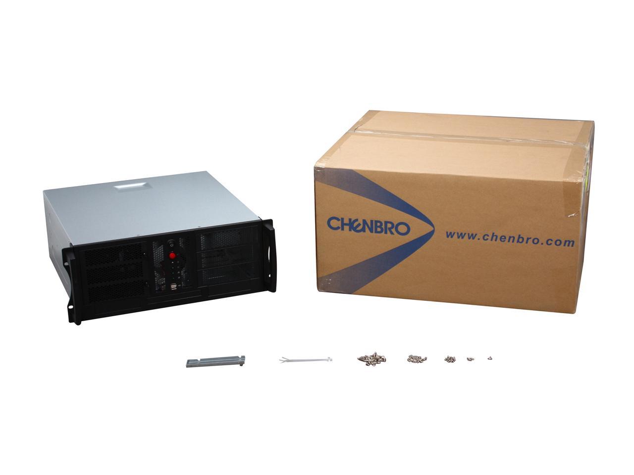 Chenbro Rm42300-F 1.2 Mm Sgcc 4U Rackmount Server Case 3 External 5.25" Drive Bays