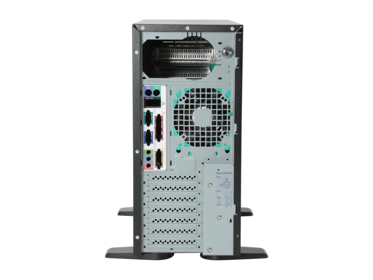 Chenbro Sr20969-Co Black 0.8 Mm Secc Pedestal Entry Level Atx Server/Workstation Chassis 3 External 5.25" Drive Bays