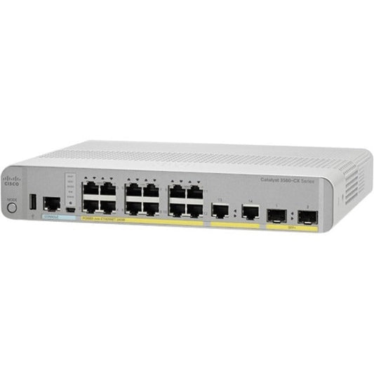 Cisco Cert Refurb Cat 3560-Cx,2Xmgig 6X1G Poe Ip Base Reman