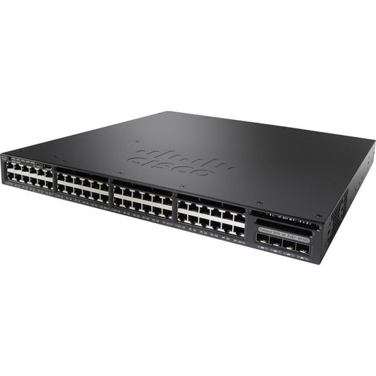 Cisco Cert Refurb Cat3650,48Port Full Poe 2X10G Cisco Warr