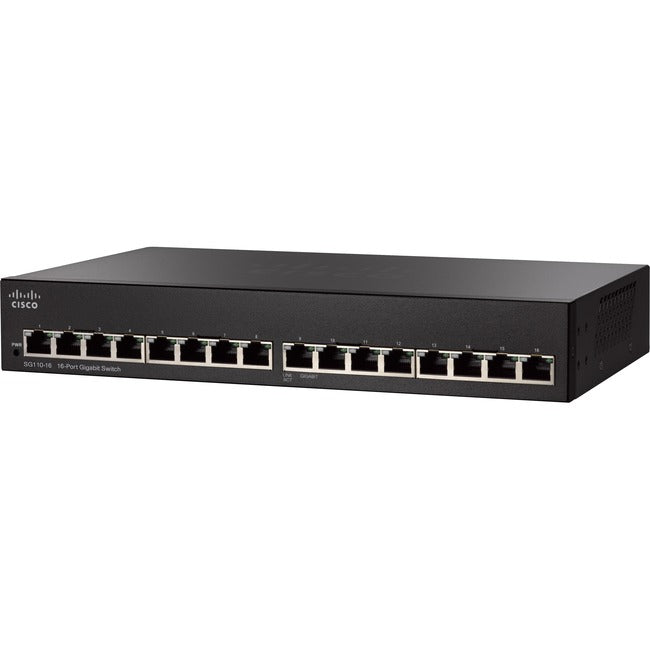 Cisco Cert Refurb Sg110-16 16P,Gigabit Switch Cisco Warr