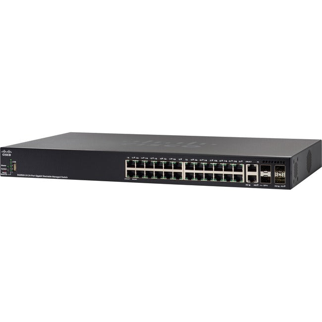 Cisco Cert Refurb Sg350X-24,24Port Gigabit Stackable Sw Reman