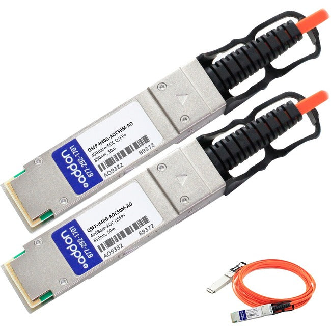 Cisco Qsfp+ To Qsfp+ Active 50M,Compat Dac Taa 40Gbase Aoc 50M