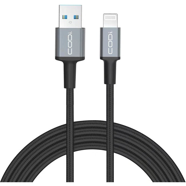 Codi 6' Braided Nylon Usb-A To Lightning (Mfi Certified) Charge & Sync Cable