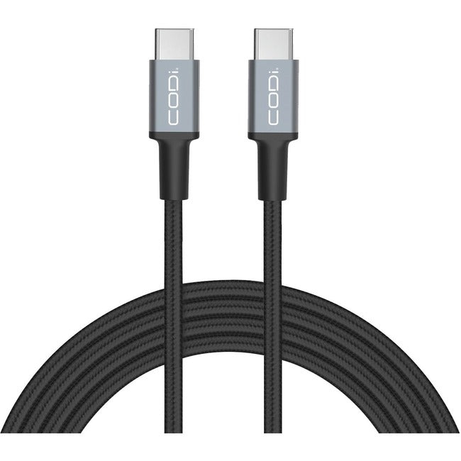 Codi 6' Usb-C To Usb-C Braided Nylon Charge & Sync Cable