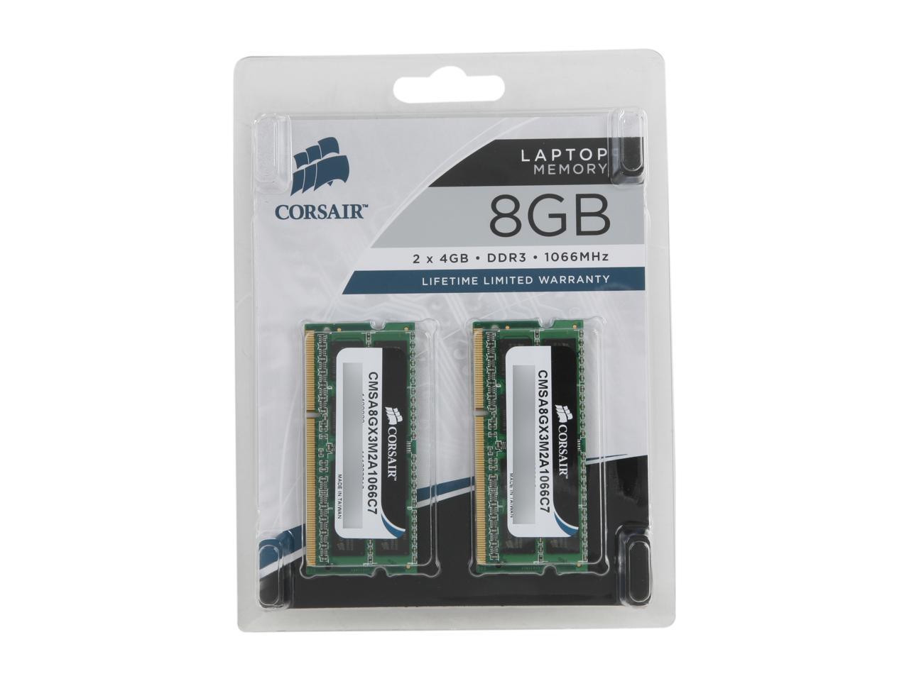 Corsair 4Gb Ddr3 1066 (Pc3 8500) Memory For Apple Model Cmsa4Gx3M1A1066C7
