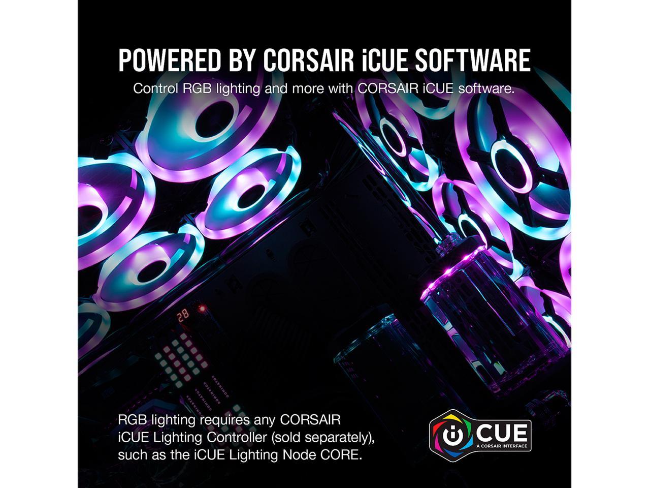 Corsair Ql Series, Icue Ql140 Rgb, 140Mm Rgb Led Fan, Single Pack, Co-9050099-Ww