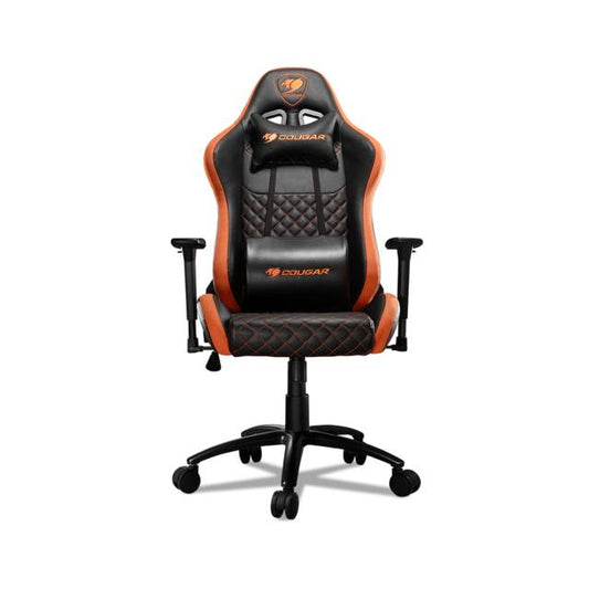 Cougar Armor Rpo Swivelling Gaming Chair With Suede-Like Texture,Body-Embracing High Back Design,Breathable Premium Pvc Leather