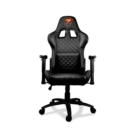 Cougar Armor One (Black) 180 Degree Continuous Recling Full Steel Frame 260 Lbs Capacity Gaming Chair