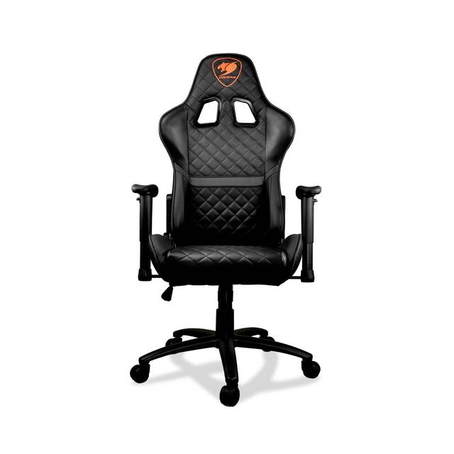 Cougar Armor One (Black) 180 Degree Continuous Recling Full Steel Frame 260 Lbs Capacity Gaming Chair