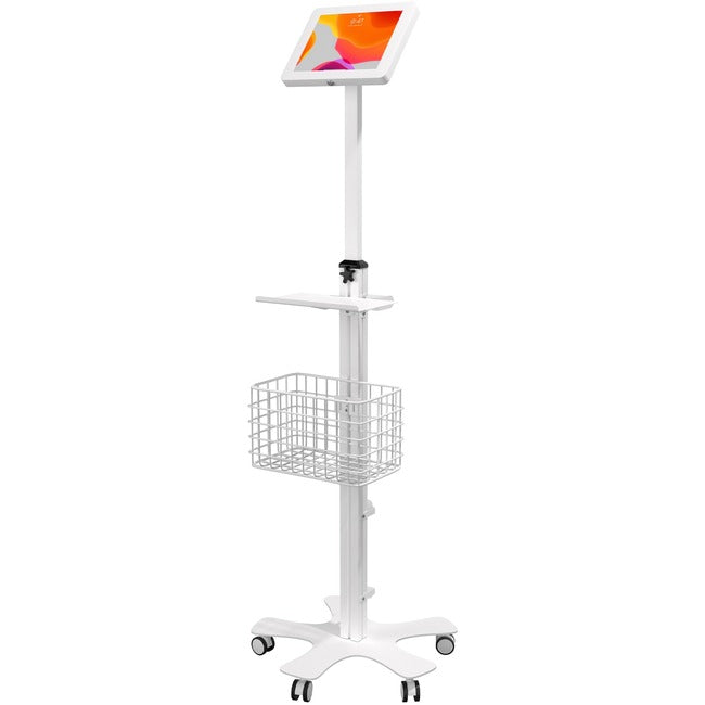 Cta Digital Medical Mobile Floor Stand With Vesa Plate And Paragon Enclosure