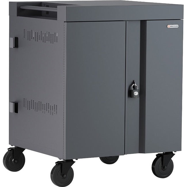 Cube Cart 16Ac 270Deg Doors,Features 270 Degree Door Blk Pumice