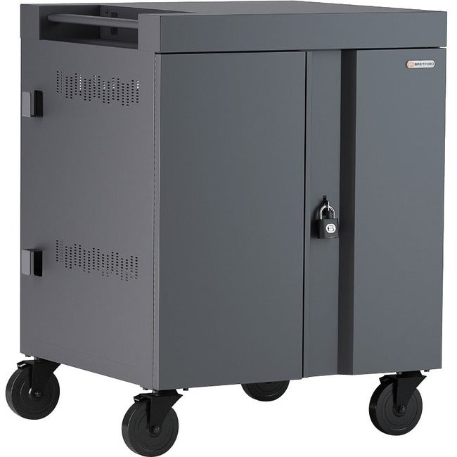 Cube Cart 36Ac 270Deg Doors,Features 270 Degdoors Black Pumice