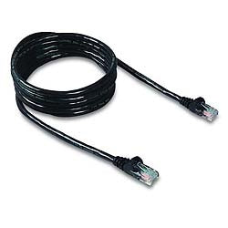 Cable Cat6 Utp Rj45M/M 75 Blk,Patch Snagless 01-Belkin Bag &Label