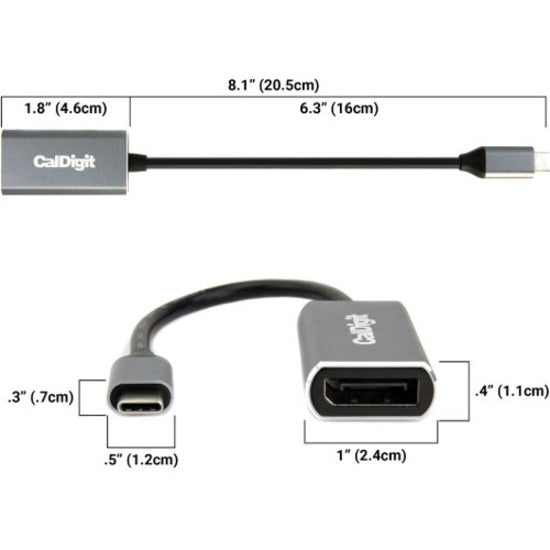 Caldigit Usb-C To Dp1.4 Adapter,Disc Prod Spcl Sourcing See Notes